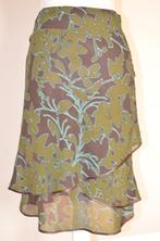 Rok / maat 36 / groen-bruin, Kleding | Dames, Rokken, Ophalen, Bruin, Maat 36 (S), Gedragen
