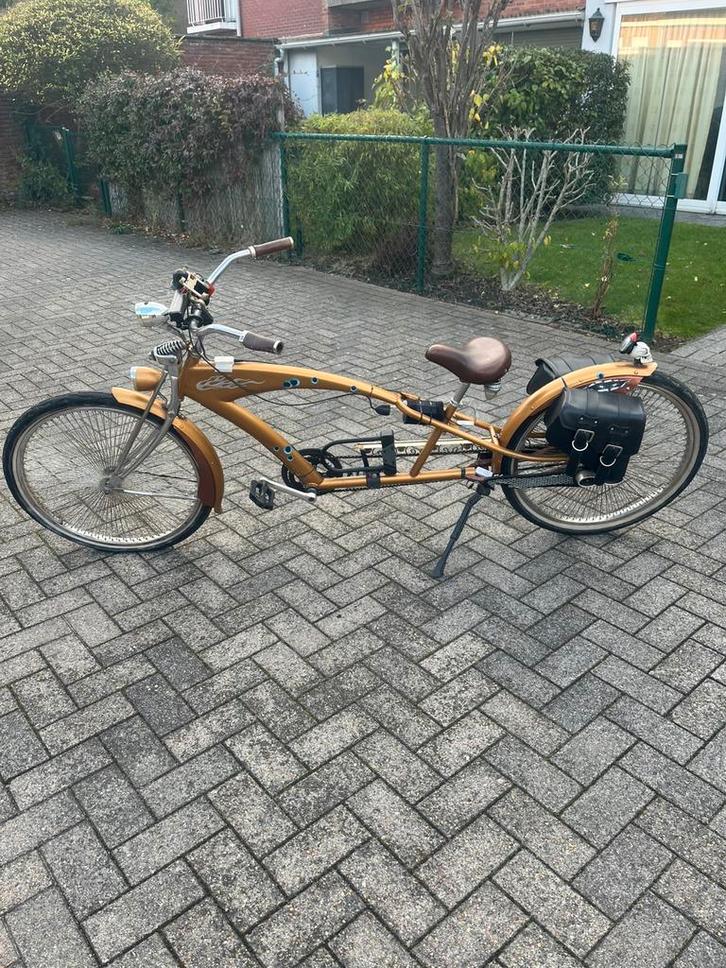 Low rider fiets, Fietsen en Brommers, Fietsen | Tandems, Gebruikt, Vering, Ophalen
