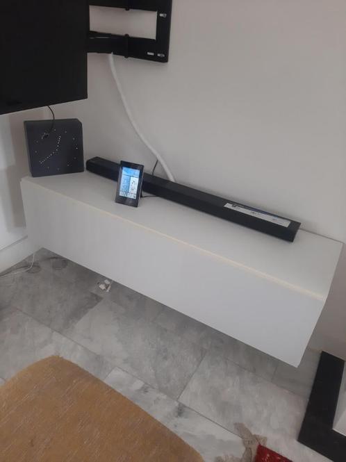 tv meubel zwevend, Huis en Inrichting, Kasten |Televisiemeubels, Gebruikt, Minder dan 100 cm, 100 tot 150 cm, 25 tot 50 cm, Kunststof
