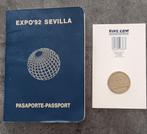 Expo '92 Sevilla Coin en boekje, Enlèvement ou Envoi, Utilisé