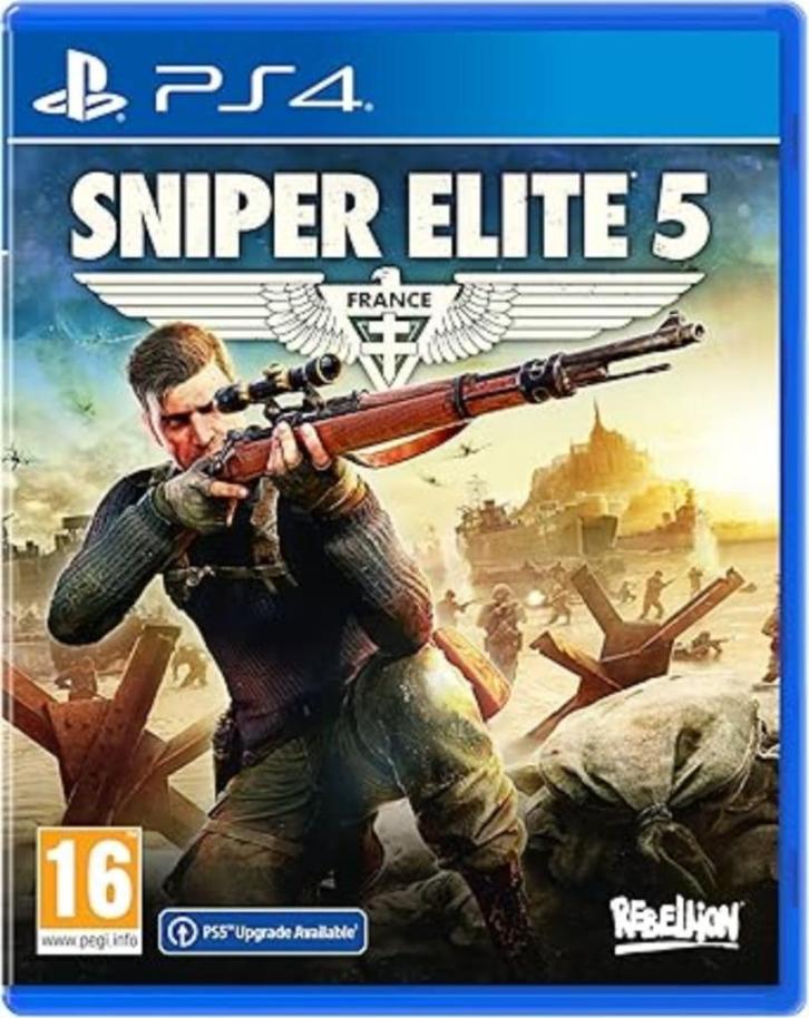 Sniper Elite 5 PS4 GRATIS LEVERING, Games en Spelcomputers, Games | Sony PlayStation 4, Nieuw, Avontuur en Actie, 1 speler, Vanaf 16 jaar