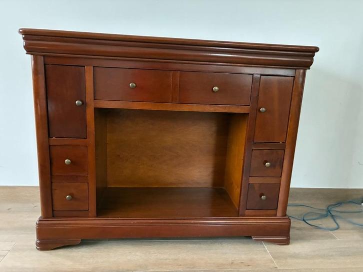 vintage bureaukastje in edelhout wegens overlijden, Antiek en Kunst, Antiek | Meubels | Kasten, Ophalen