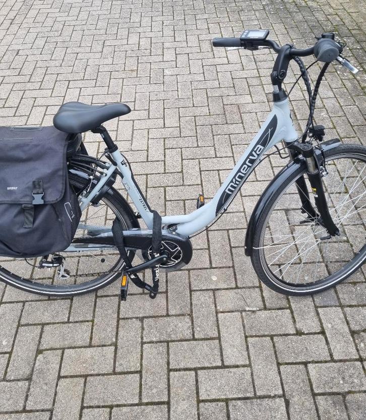 Vélo électrique Minerva  Moteur central avec 281 km !, Vélos & Vélomoteurs, Vélos électriques, Comme neuf, 50 km par batterie ou plus