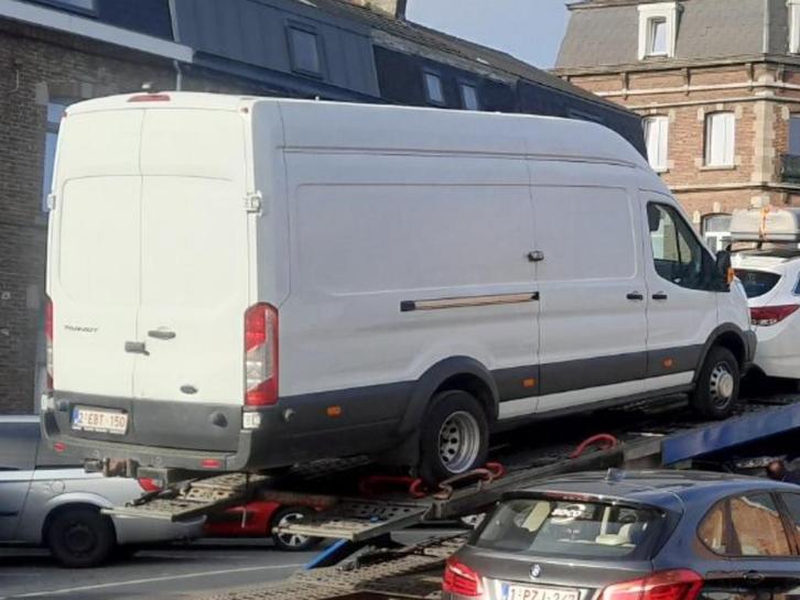 Ford transit L4H3 roues jumelées, Autos, Camionnettes & Utilitaires, Particulier, Vitres électriques, Ford, Enlèvement