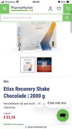 Etixx recovery shake chocolade, Sport en Fitness, Ophalen, Zo goed als nieuw