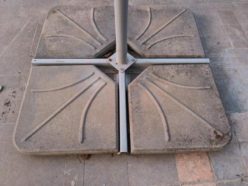 Stevige betonnen parasolvoet, Tuin en Terras, Parasols, Zo goed als nieuw, Parasolvoet, Minder dan 1 meter, Ophalen