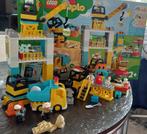 Lego Duplo 10933 Torenkraan met bouwterrein, Ophalen of Verzenden, Zo goed als nieuw, Complete set, Duplo