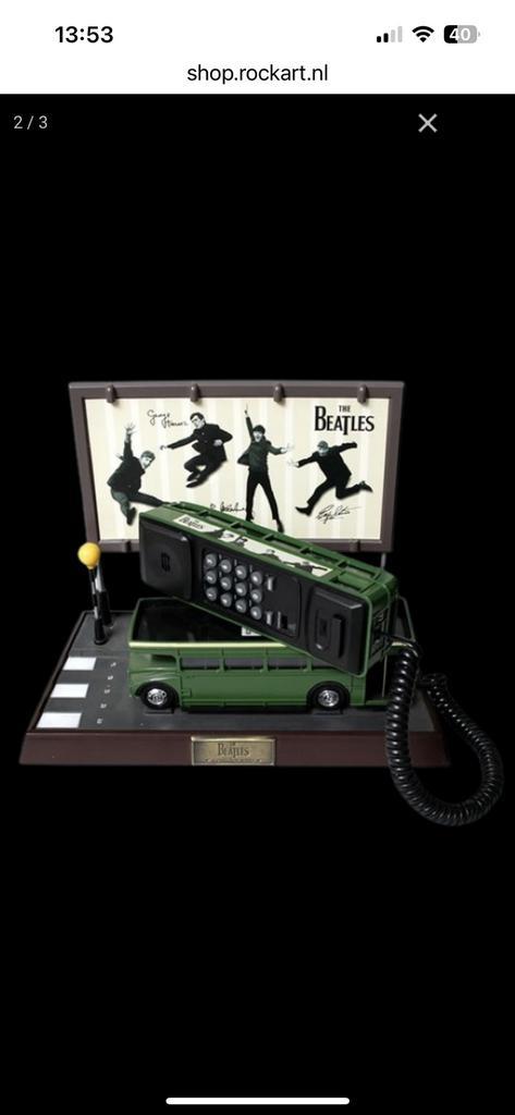 The beatles, bus telefoon limited editie, Cd's en Dvd's, Vinyl | Rock, Zo goed als nieuw, Ophalen of Verzenden