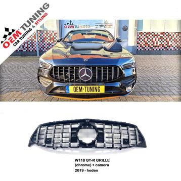GT-R Grille | voor CLA W118 | 2019 – heden | Chrome |  beschikbaar voor biedingen