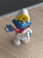 2.0037 Dokter smurf met gele lamp - West Germany - Schleich, Ophalen of Verzenden, Zo goed als nieuw