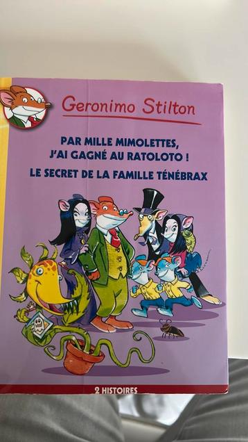 Geronimo stilton- lesecret de la famille tenebrax beschikbaar voor biedingen
