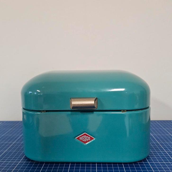 WESCO Single Grandy broodtrommel Turquoise, Huis en Inrichting, Keuken | Keukenbenodigdheden, Zo goed als nieuw, Ophalen of Verzenden