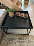 Bijzettafel, Huis en Inrichting, Tafels | Salontafels, Ophalen, Gebruikt, 50 tot 100 cm, Vierkant