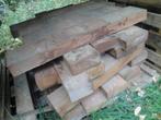 34 morceaux de poutrelles en bois exotique " Jatoba ", Neuf, 50 mm ou plus, Moins de 200 cm, Autres essences de bois