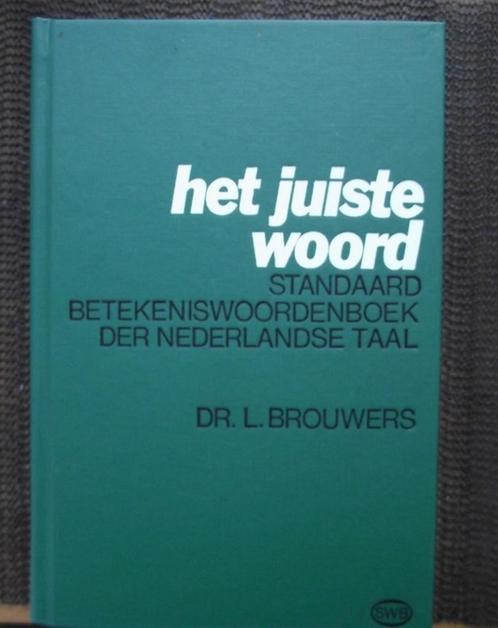 Het Juiste Woord, Livres, Dictionnaires, Néerlandais, Enlèvement ou Envoi