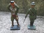 2 Belgische speelgoed soldaten officieren Belgische makelij, Verzamelen, Militaria | Algemeen, Ophalen of Verzenden