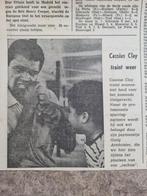 Boksen. Cassius Clay traint weer (krant 1970), Verzenden, Knipsel(s)