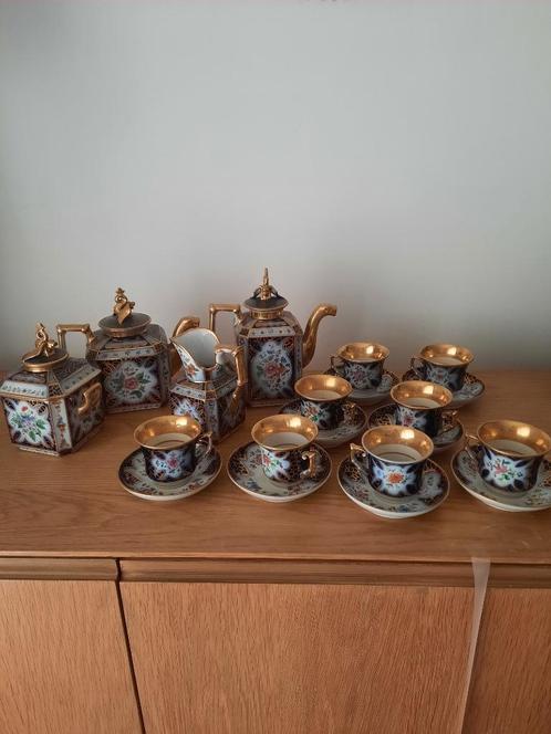 Service café Napoléon III, Antiek en Kunst, Antiek | Porselein, Ophalen of Verzenden