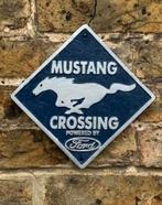 Ford mustang crossing gietijzer decoratie bord & veel andere, Verzamelen, Ophalen of Verzenden, Zo goed als nieuw, Reclamebord