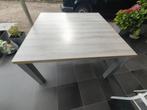 Keukentafel, Huis en Inrichting, Tafels | Eettafels, Ophalen, Gebruikt, Vierkant, Vijf personen of meer