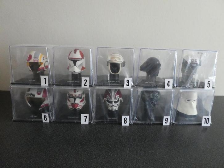 Star Wars Replica Helmen Deagostni Set Van 42 Stuks, Verzamelen, Star Wars, Nieuw, Overige typen, Ophalen of Verzenden