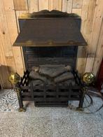 Antieke kachel met verwarming en verlichting, Huis en Inrichting, Kachels, Ophalen, Gebruikt, Elektrisch, Vrijstaand