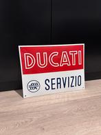DUCATI SERVIZIO EMAILLEBORD 30x40, Verzamelen, Merken en Reclamevoorwerpen, Ophalen of Verzenden, Zo goed als nieuw