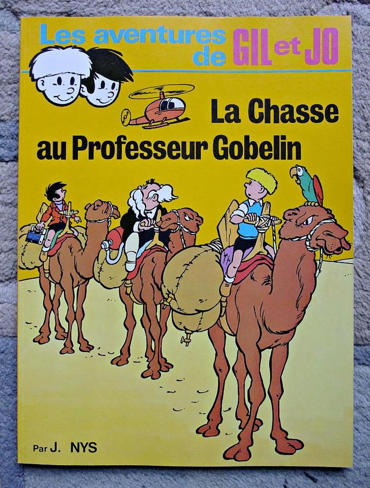 Jommeke Frans: Gil et Jo 1: La chasse au Professeur Gobelin!, Boeken, Stripverhalen, Eén stripboek, Ophalen of Verzenden