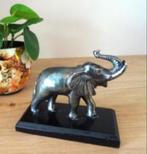 Superbe petit éléphant en métal argenté, Enlèvement ou Envoi, Utilisé, Animal