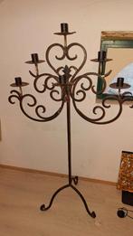 Smeedijzeren kandelaar Hoogte 150 cm, Antiek en Kunst, Antiek | Kandelaars, Ophalen, Overige materialen