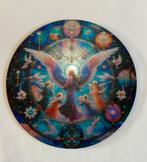 Rond Plastic plaatje met afbeelding Engelen diameter 15cm, Ophalen of Verzenden, Nieuw, Print