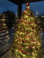 Kerstboom National Tree Company incl. led en 100 stuks deco, Ophalen, Zo goed als nieuw