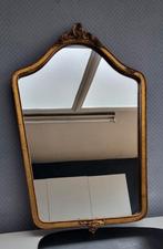 Charmant Miroir Murale Ancien Style Louis XVI Doré, Enlèvement, Ovale, 50 à 100 cm, Moins de 100 cm