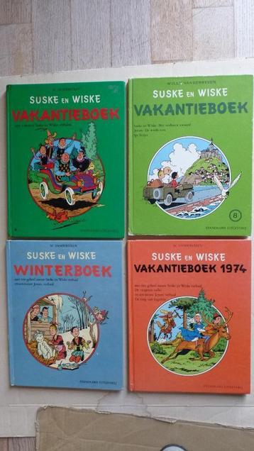 Suske en Wiske - Lot 4 x "Vakantieboek" disponible aux enchères