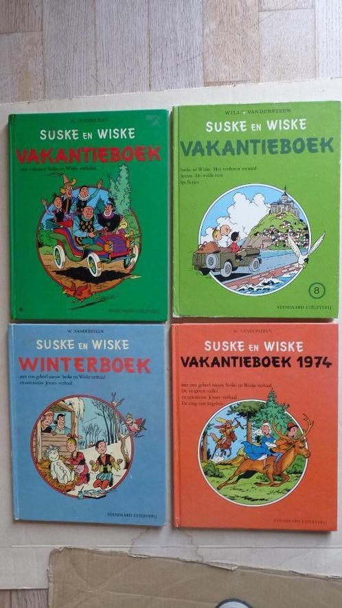 Suske en Wiske - Lot 4 x "Vakantieboek", Livres, BD, Utilisé, Enlèvement ou Envoi