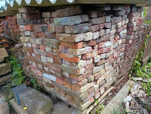 Lot 350€ - oude gekuiste recup bakstenen 1pallet (+-1000 st), Doe-het-zelf en Bouw, Metselstenen, Gebruikt, Bakstenen, Ophalen