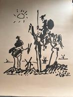 Tekening Don quichotte, Antiek en Kunst, Kunst | Tekeningen en Fotografie, Ophalen