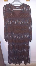Lange jurk bruin maat 36, Kleding | Dames, Jurken, Ophalen, Zo goed als nieuw, Maat 36 (S), Bruin