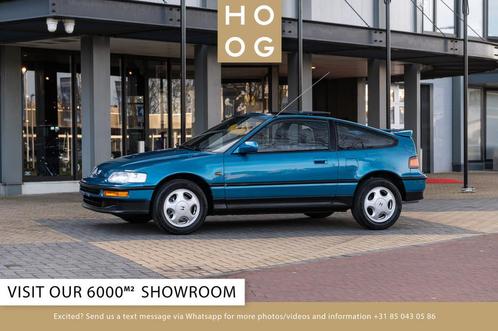 Honda CRX 1.6i V-tec (bj 1991), Auto's, Oldtimers, Bedrijf, Te koop, Lederen bekleding, Honda, Benzine, Coupé, 2 deurs, Handgeschakeld