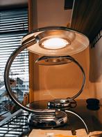 2x Vintage chroom tafellamp jaren ’80 – Bauhaus/Art Deco, Ophalen of Verzenden