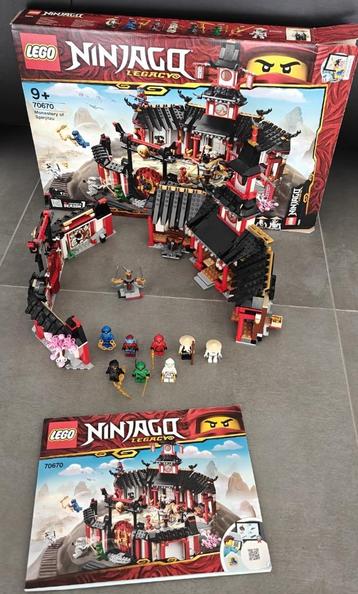 Lego 70670 - Ninjago Het Spinjitzu klooster beschikbaar voor biedingen