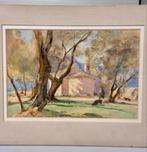 Robert Little (1854 - 1944) Watercolour schilderij uit 1881, Antiek en Kunst, Kunst | Schilderijen | Klassiek, Ophalen of Verzenden