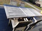 Houten tuintafel, Tuin en Terras, Tuintafels, Ophalen, Gebruikt, Rechthoekig, Hout