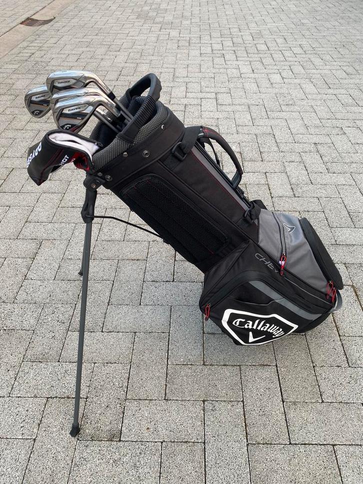 Callaway golfclubs + tas, Sport en Fitness, Golf, Zo goed als nieuw, Tas, Callaway, Ophalen