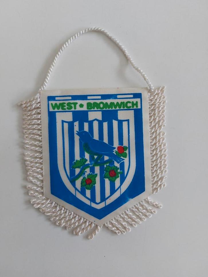 Vintage vaandel West Bromwich Albion, Verzamelen, Sportartikelen en Voetbal, Zo goed als nieuw, Ophalen of Verzenden