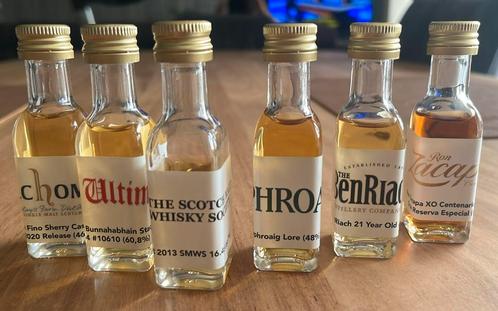 Whisky Tastingset met uitleg - 6 flesjes - Nieuw, Verzamelen, Wijnen, Nieuw, Ophalen of Verzenden