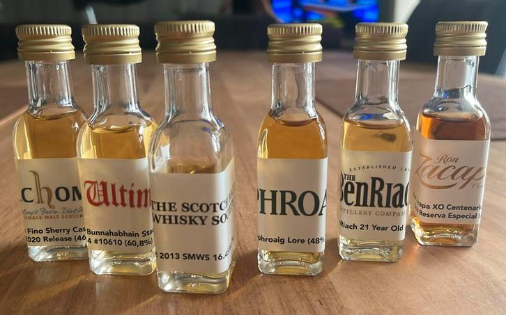 Whisky Tastingset met uitleg - 6 flesjes - Nieuw, Verzamelen, Wijnen, Nieuw, Ophalen of Verzenden
