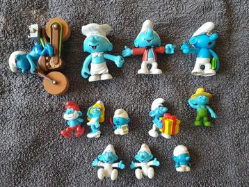 Lot smurfen  beschikbaar voor biedingen