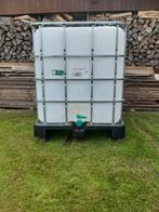 Watervat 1000L met kunststof pallet, Tuin en Terras, Regentonnen, Ophalen, Zo goed als nieuw, Kunststof