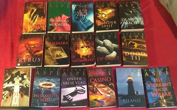 Pieter Aspe boeken, Boeken, Thrillers, Ophalen of Verzenden
